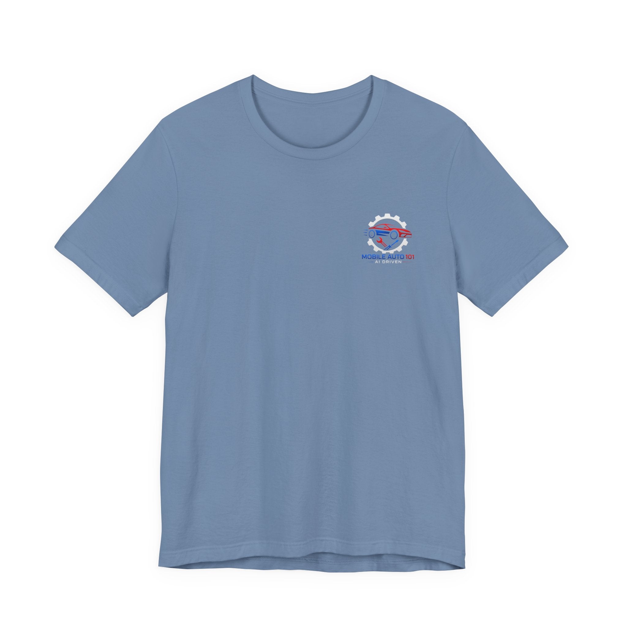 Mobile Auto 101 3rd Ed. (front and back design)-Unisex Jersey Short Sleeve Tee