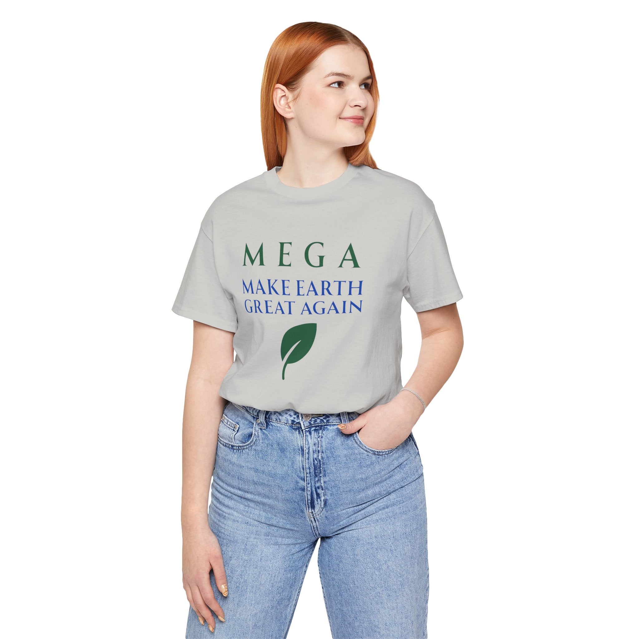MEGA Make Earth Great Again Version 2-Unisex Jersey Short Sleeve Tee