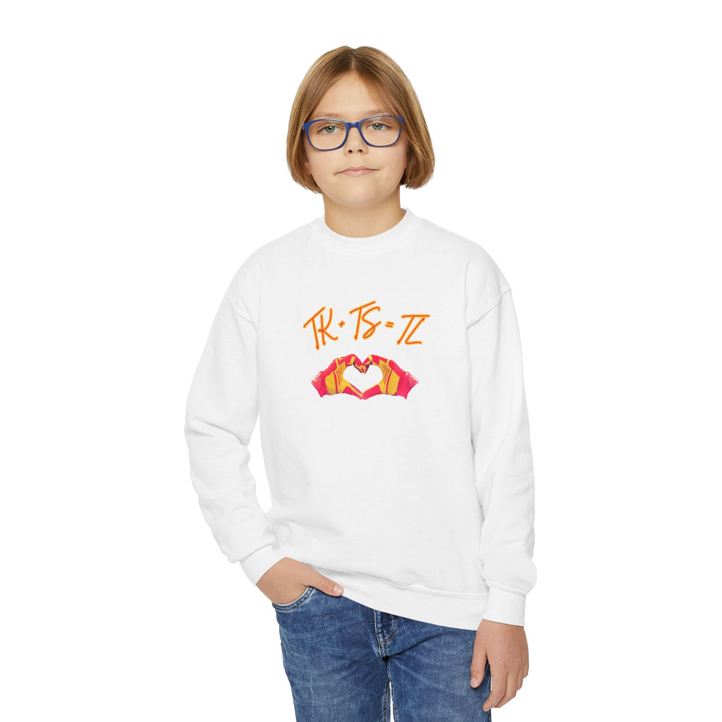 SWELCE #87 TK+TS=TL Youth Crewneck Sweatshirt