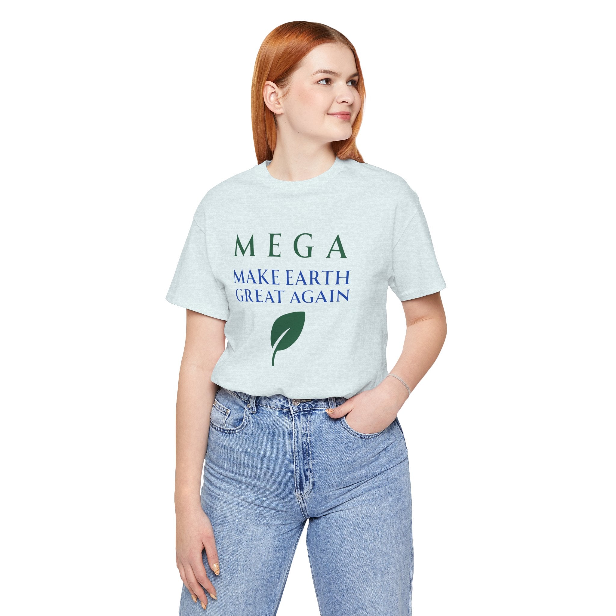 MEGA Make Earth Great Again Version 2-Unisex Jersey Short Sleeve Tee