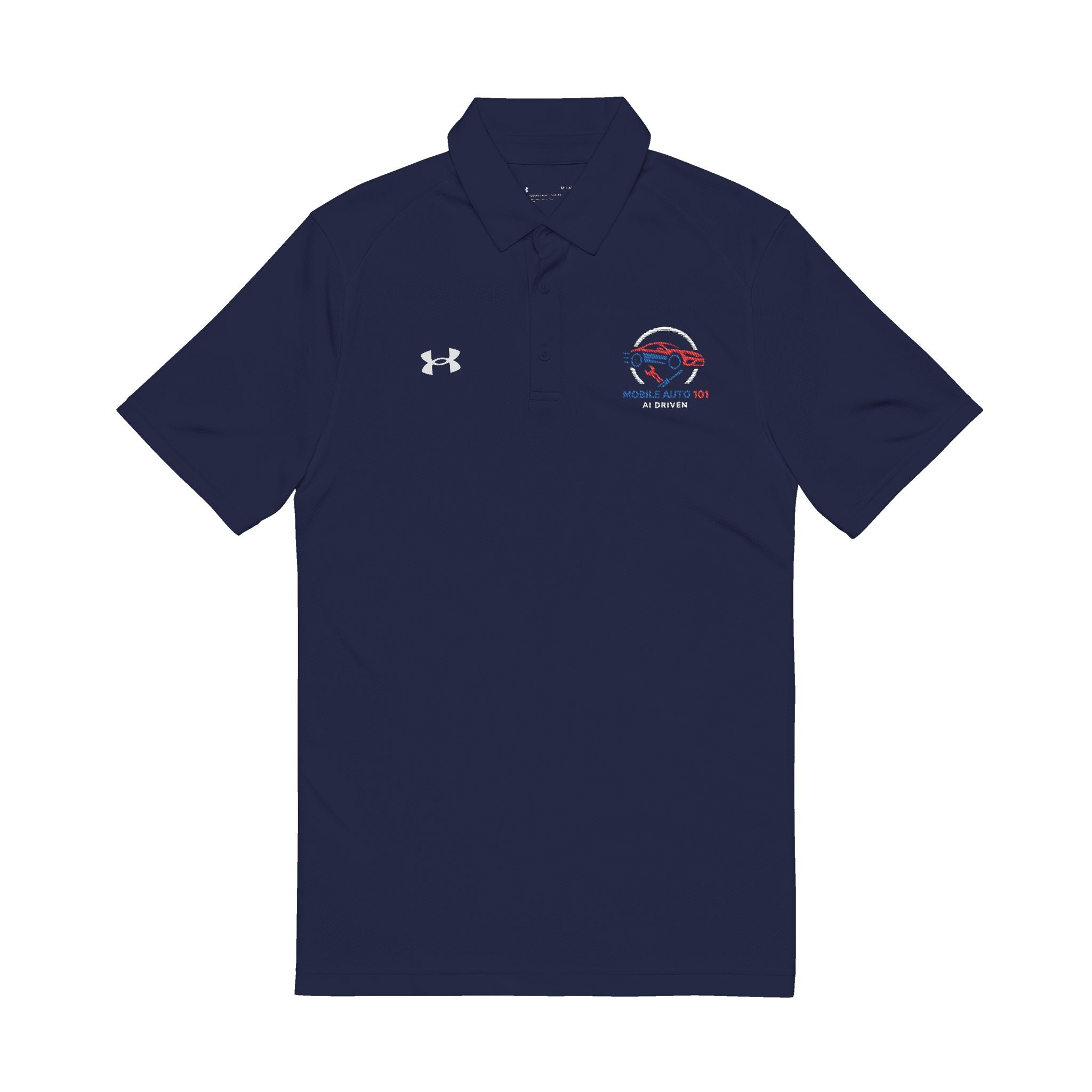 Mobile Auto 101 Embroidered Performance Polo — Under Armour Men's Golf/Work Shirt