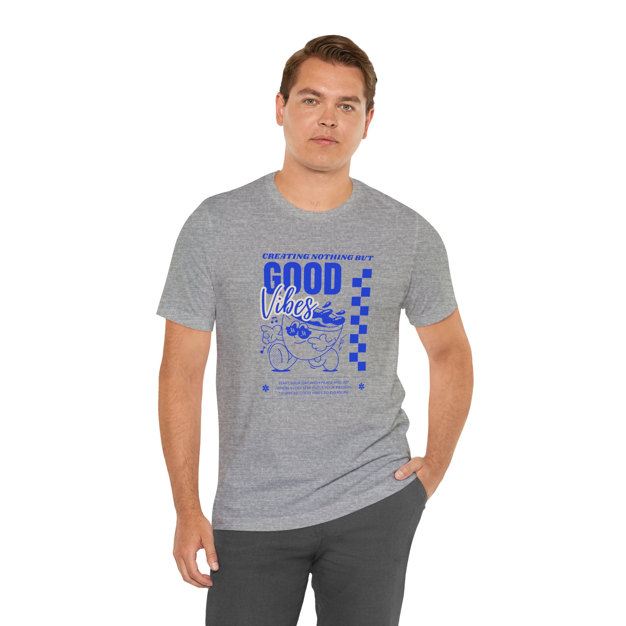 Creating Nothing But Good Vibes-Unisex Jersey Short Sleeve Tee