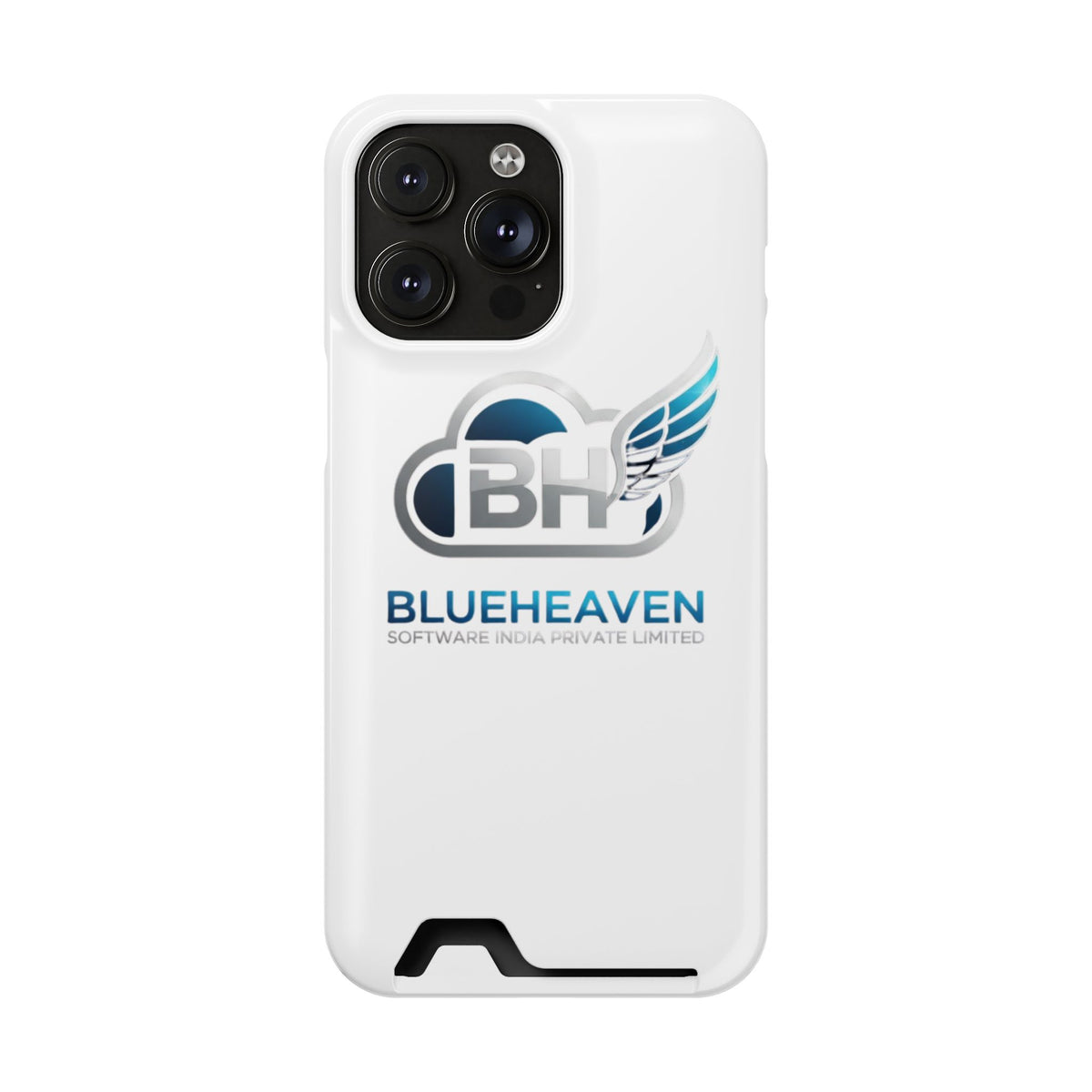 BlueHeaven Logo Phone Case with Card Holder