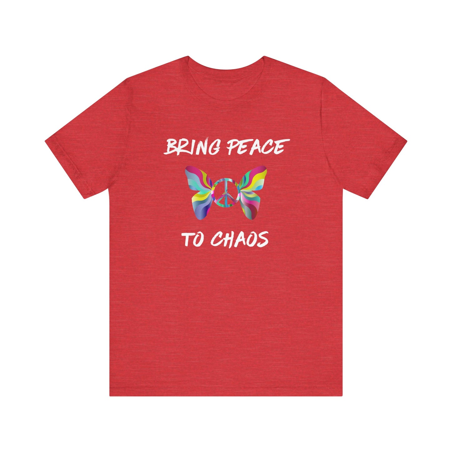 Bring Peace to Chaos-Unisex Jersey Short Sleeve Tee