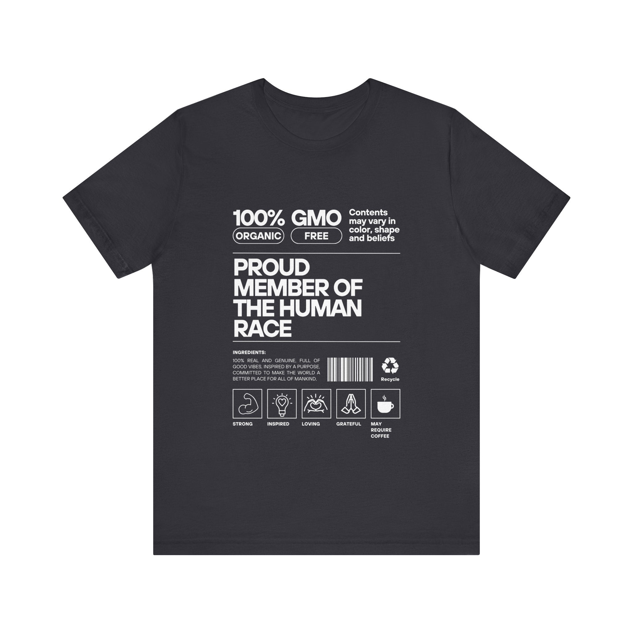 Proud Member of the Human Race-Unisex Jersey Short Sleeve Tee