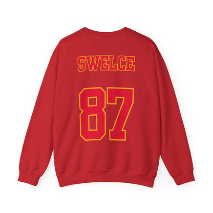 SWELCE #87 TK+TS=TL Original Love Glove Design (Vers.#3 for white)-Unisex Crewneck Sweatshirt