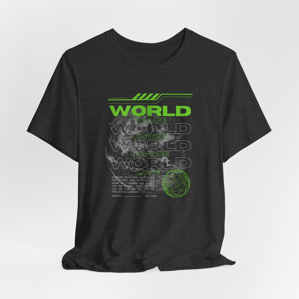 Change the World Design #1-Unisex Jersey Short Sleeve Tee