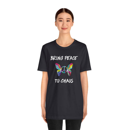 Bring Peace to Chaos-Unisex Jersey Short Sleeve Tee