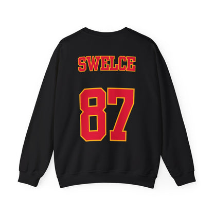 SWELCE #87 TK+TS=TL Original Love Glove Design (Vers.#3 for white)-Unisex Crewneck Sweatshirt