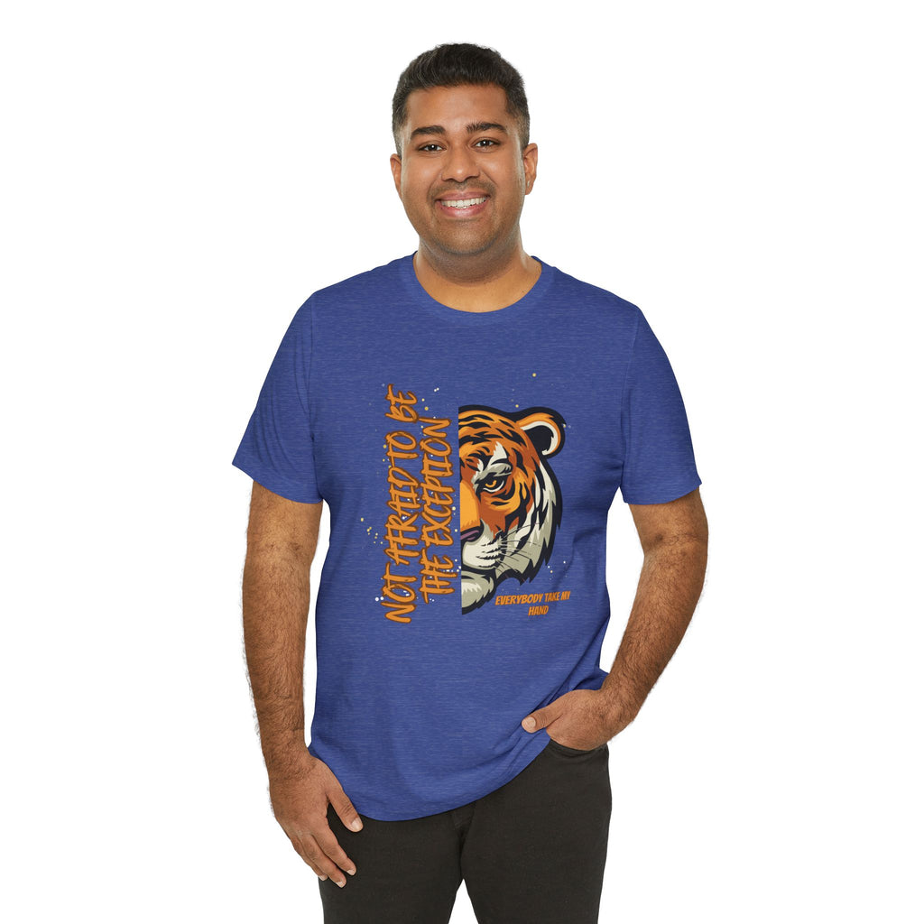 Not Afraid to Be the Exception-Unisex Jersey Short Sleeve Tee