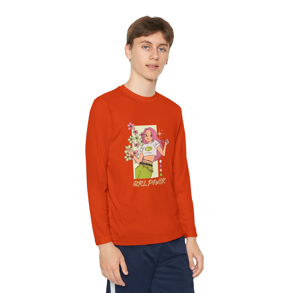 Girl Power-Youth Long Sleeve Competitor Tee