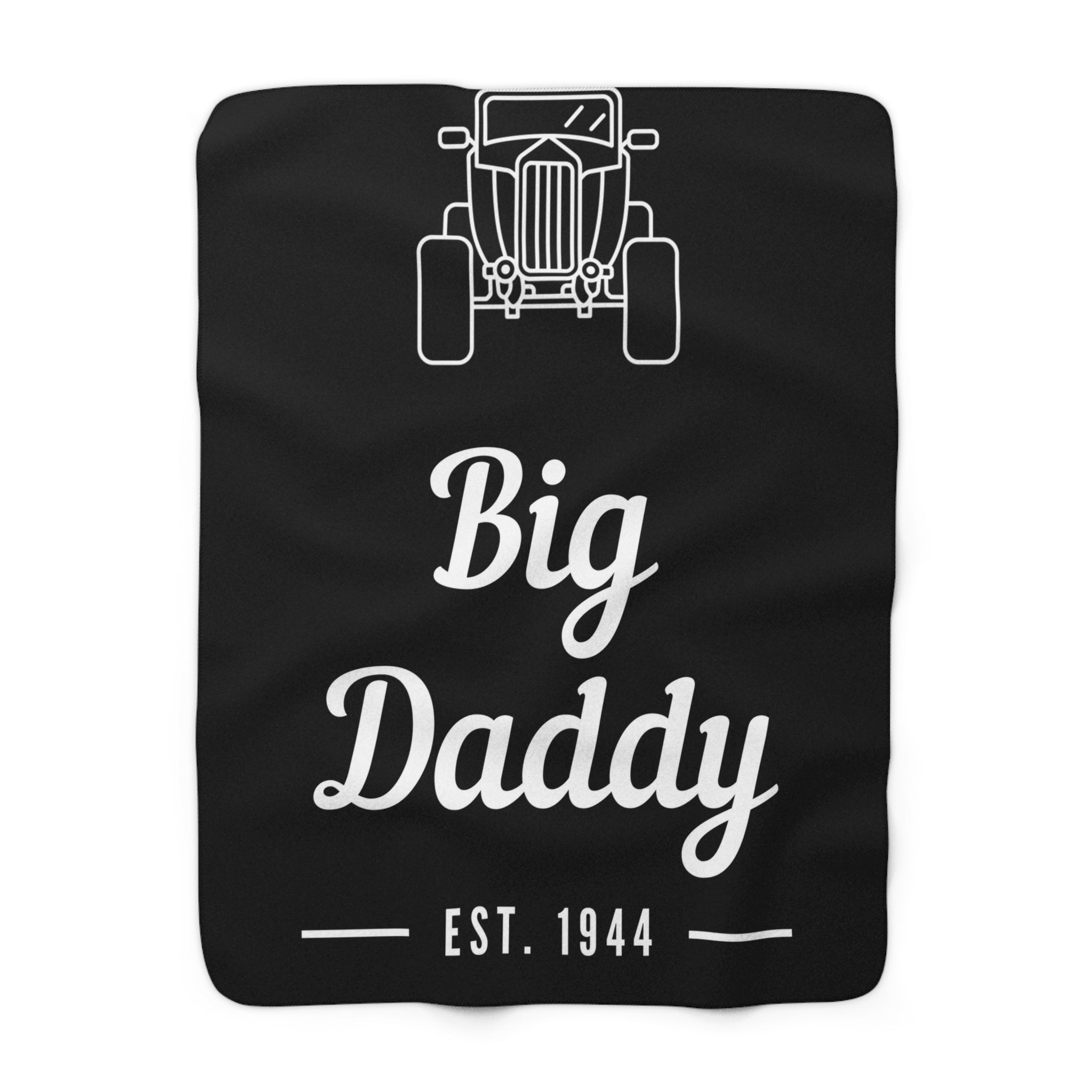 Big Daddy Est. 1944 Classic Hot Rod-Sherpa Fleece Blanket