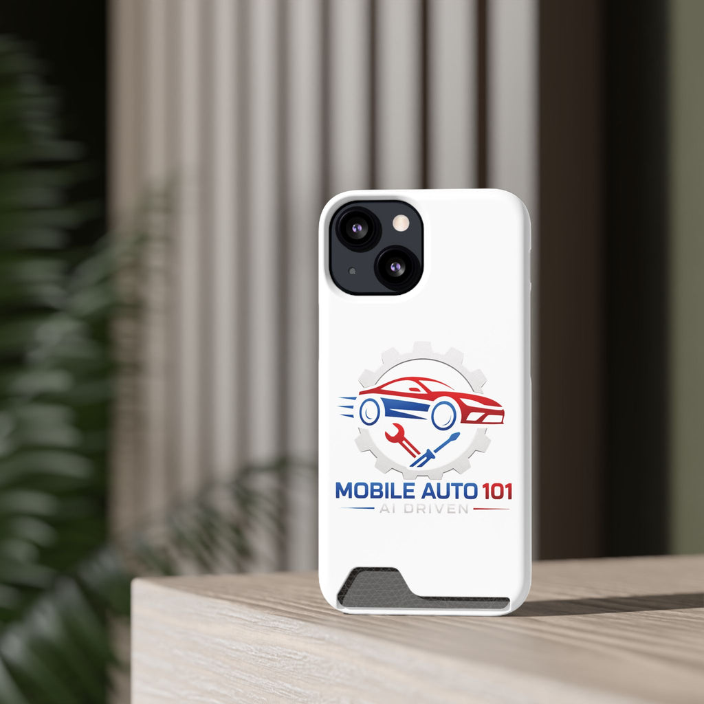 Mobile Auto 101 Logo Phone Case with Card Holder
