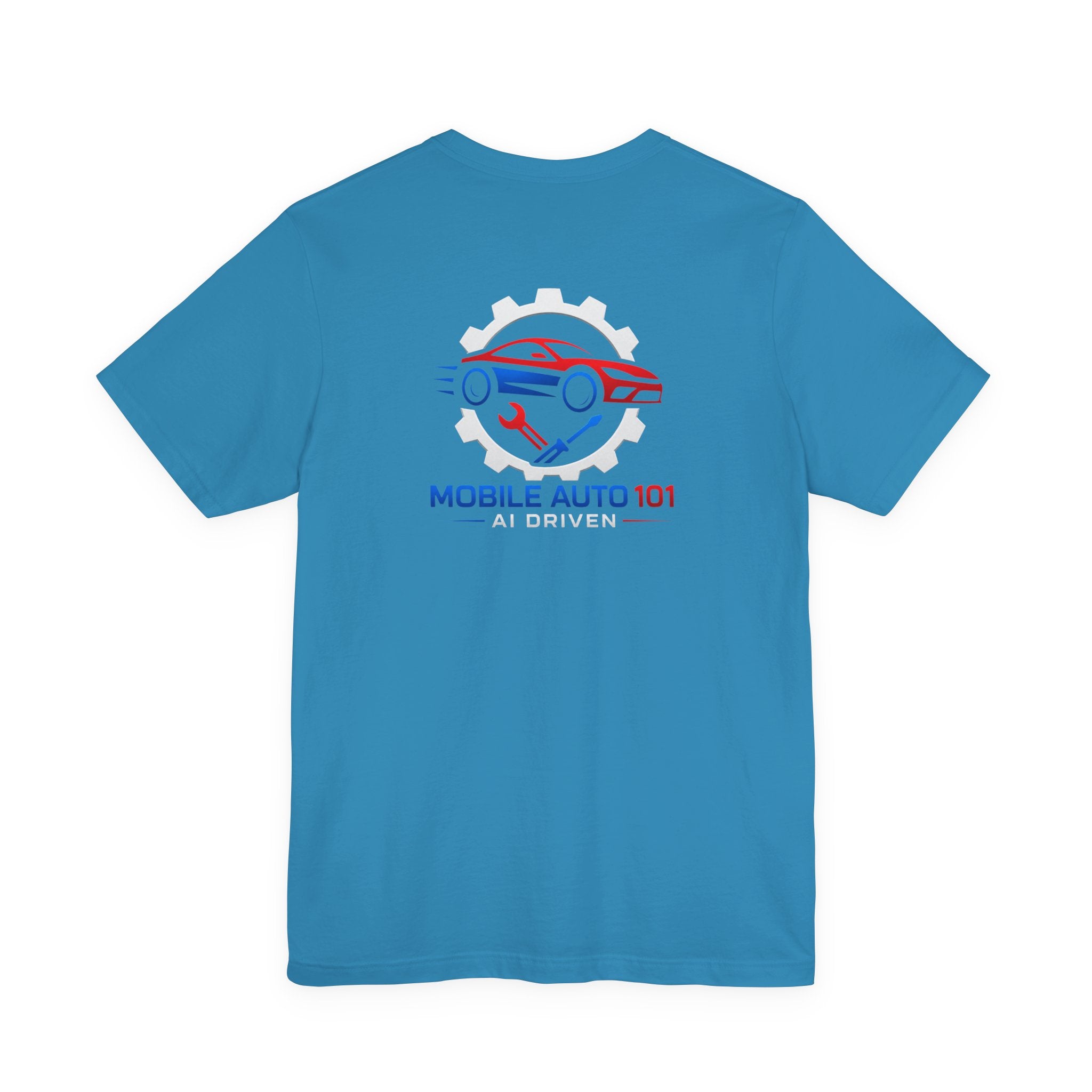 Mobile Auto 101 3rd Ed. (front and back design)-Unisex Jersey Short Sleeve Tee
