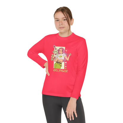 Girl Power-Youth Long Sleeve Competitor Tee