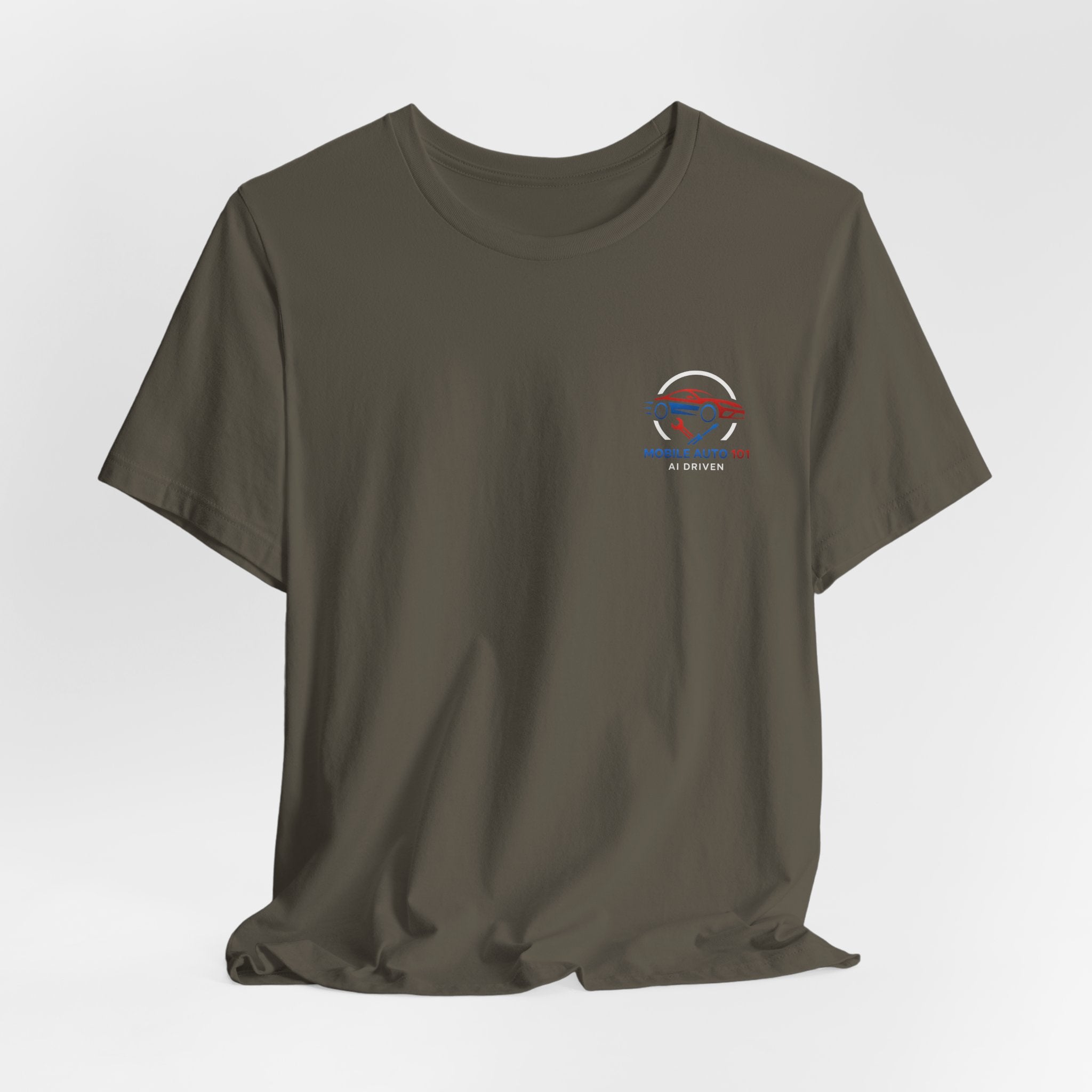 Mobile Auto 101 2nd Ed. (front and back design)-Unisex Jersey Short Sleeve Tee