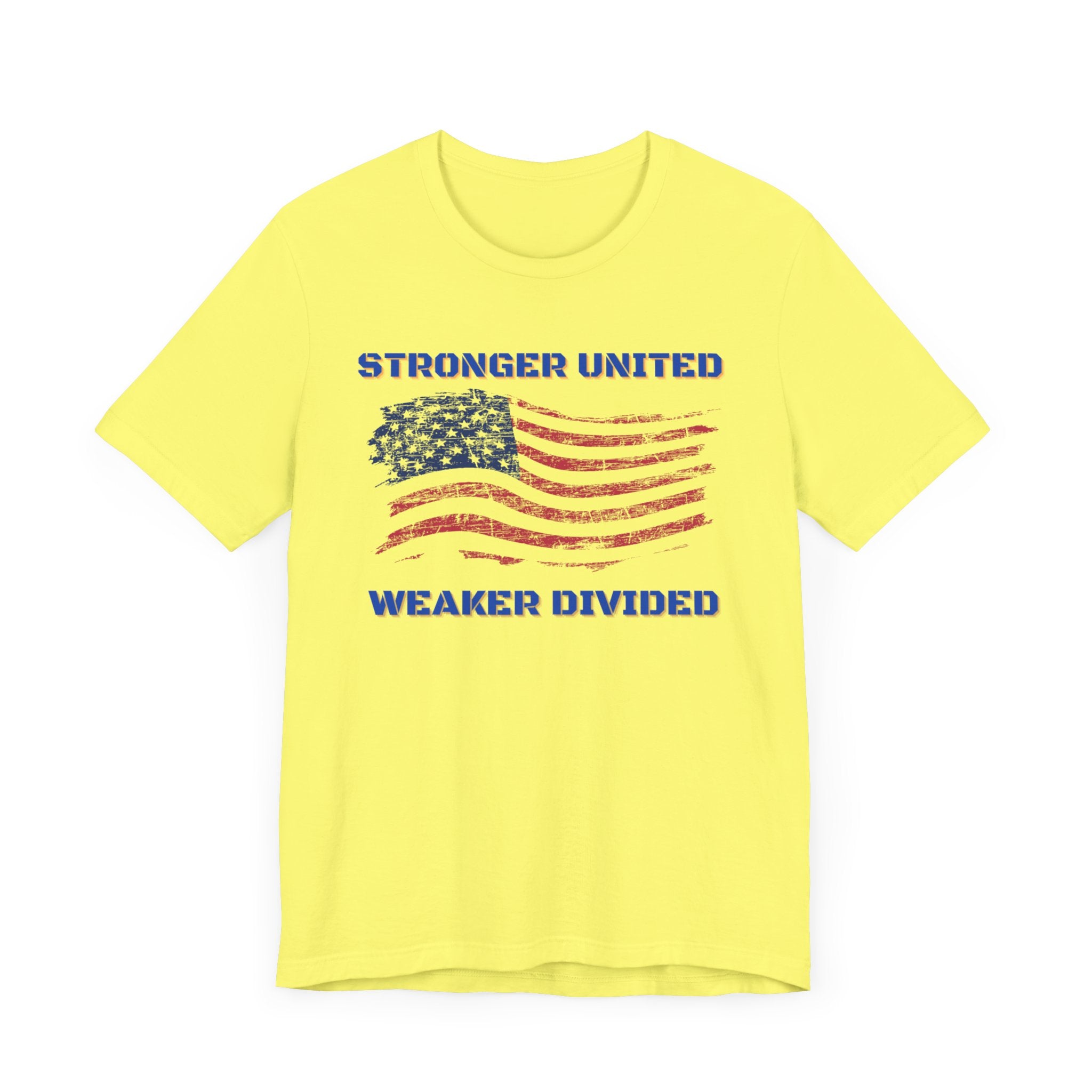 Stronger United Weaker Divided-Unisex Jersey Short Sleeve Tee