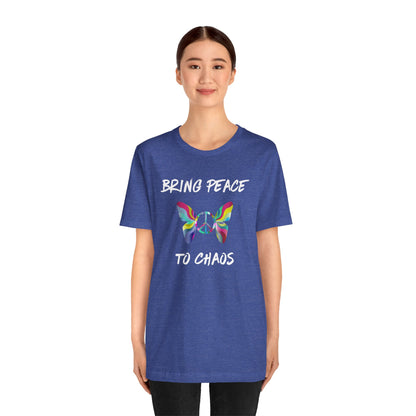 Bring Peace to Chaos-Unisex Jersey Short Sleeve Tee