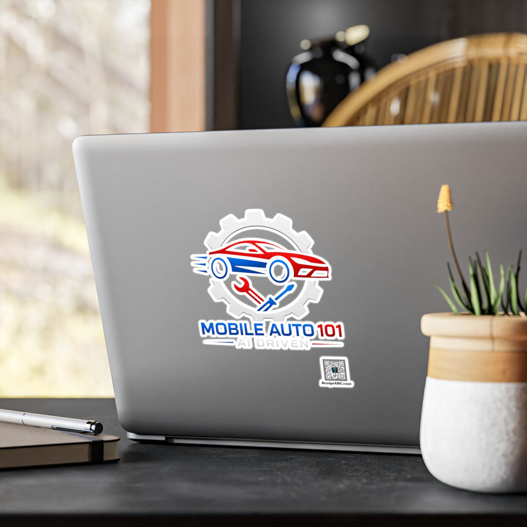 Mobile Auto 101 Logo Kiss-Cut Vinyl Decal