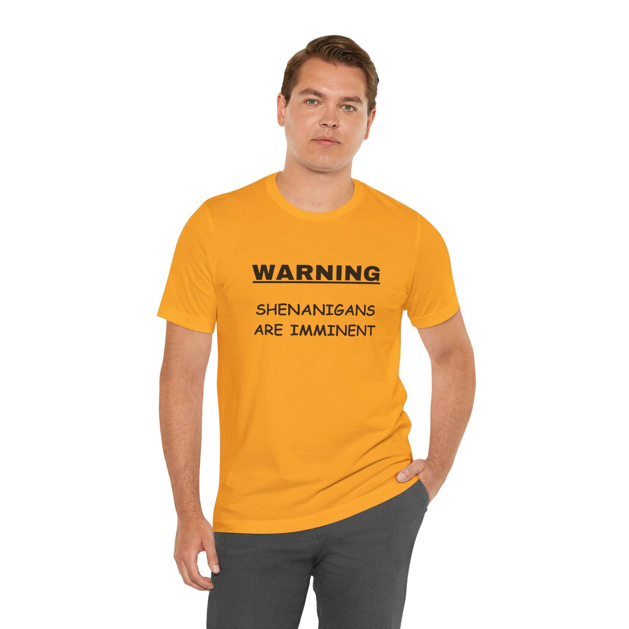 WARNING: Shenanigans are Imminent-Unisex Short Sleeve Tee