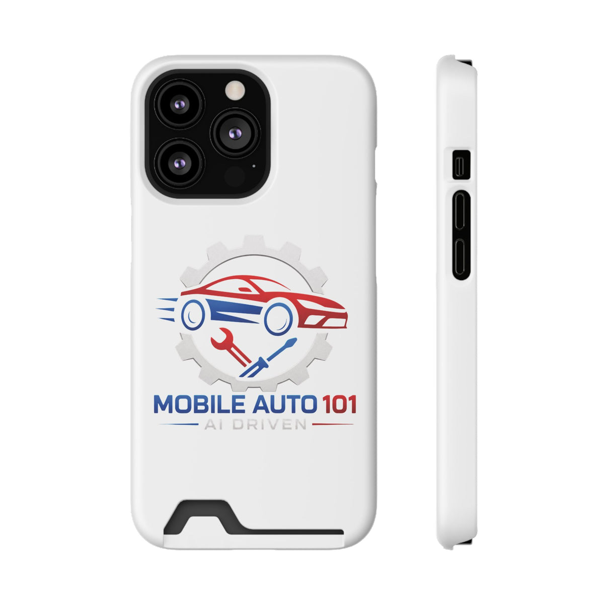 Mobile Auto 101 Logo Phone Case with Card Holder