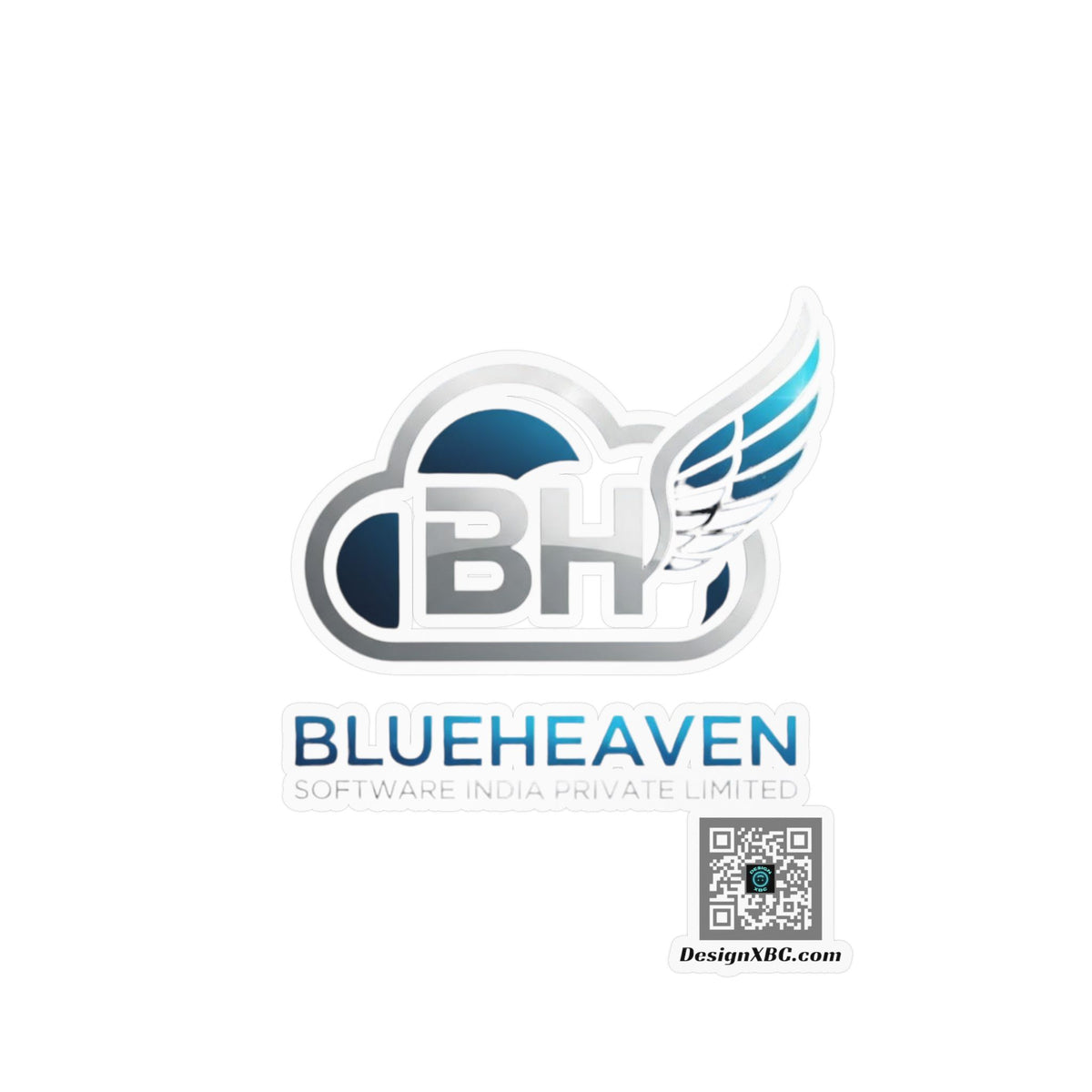 Blueheaven BH Winged Logo Kiss-Cut Vinyl Decal