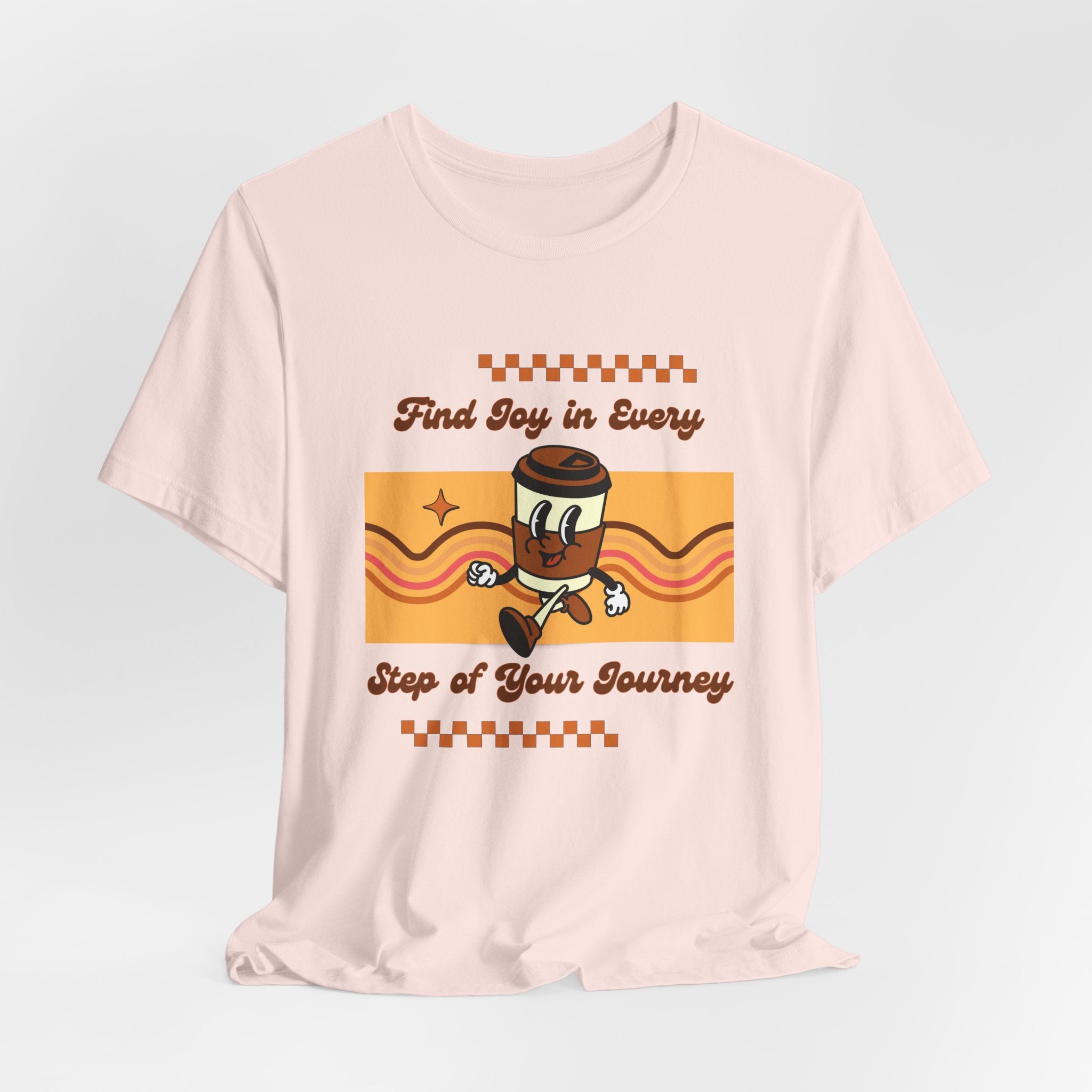 Find Joy in Every Step of Your Journey-Unisex Jersey Short Sleeve Tee