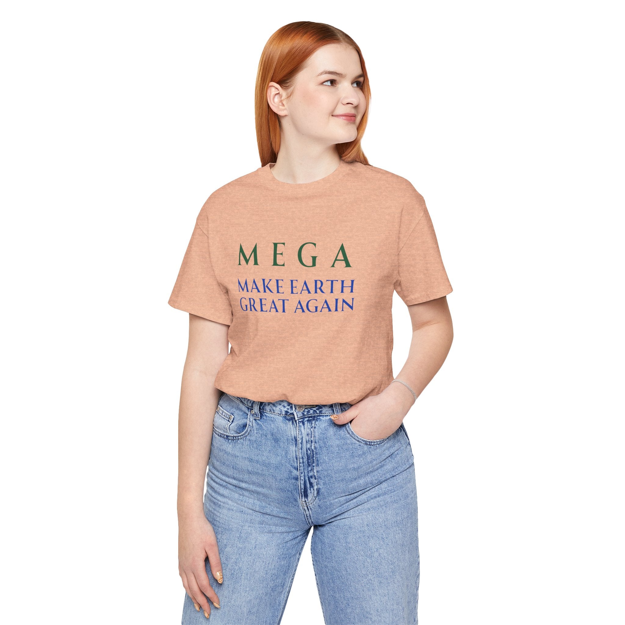 MEGA Make Earth Great Again-Unisex Jersey Short Sleeve Tee