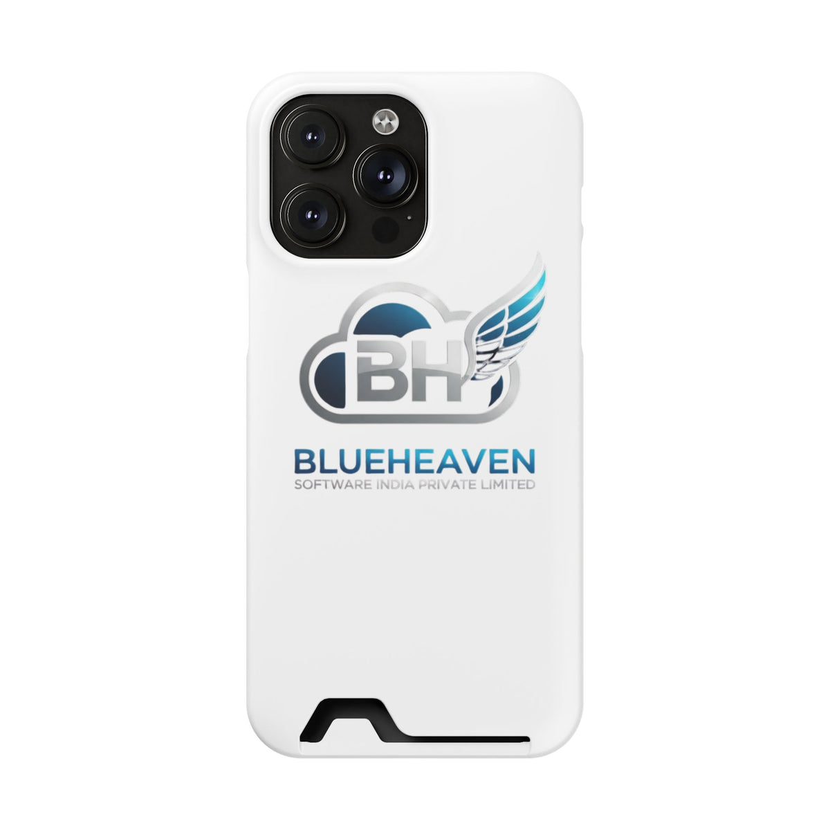 BlueHeaven Logo Phone Case with Card Holder