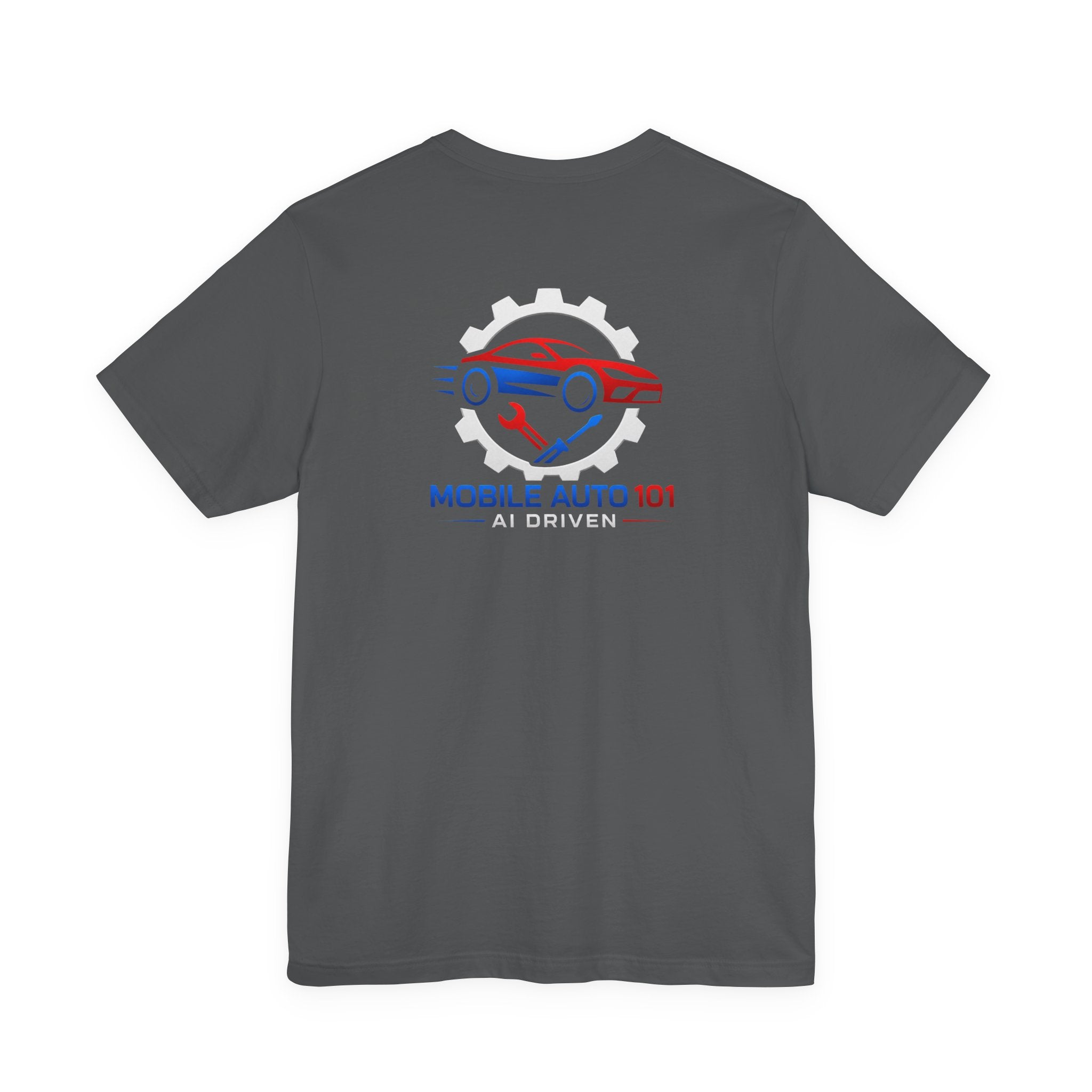 Mobile Auto 101 3rd Ed. (front and back design)-Unisex Jersey Short Sleeve Tee