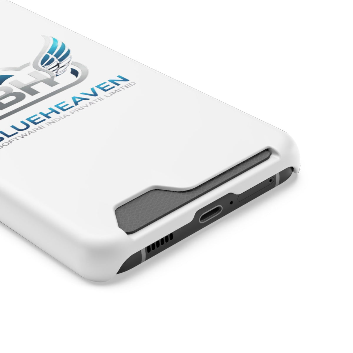 BlueHeaven Logo Phone Case with Card Holder