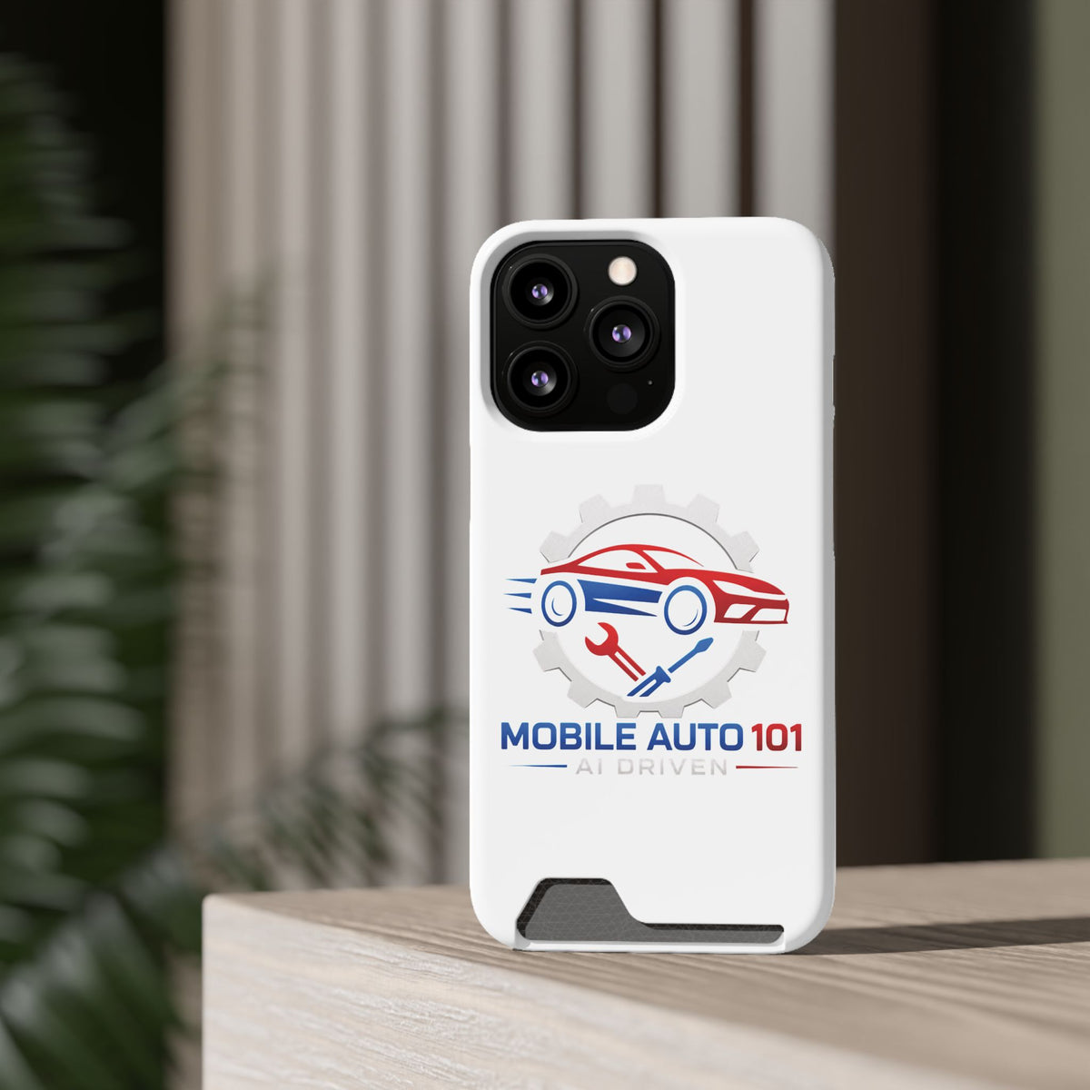 Mobile Auto 101 Logo Phone Case with Card Holder