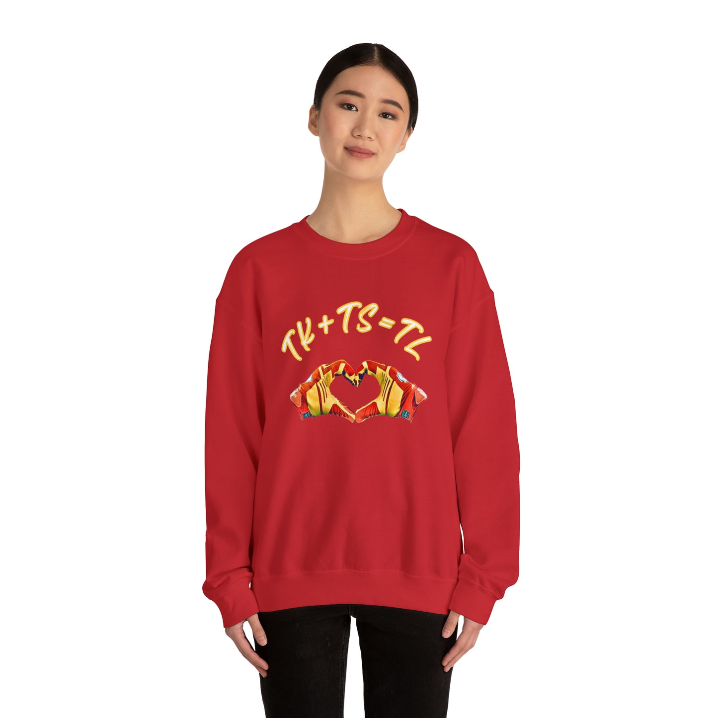 SWELCE TK+TS=TL Original Glove Love -Unisex Heavy Blend™ Crewneck Sweatshirt