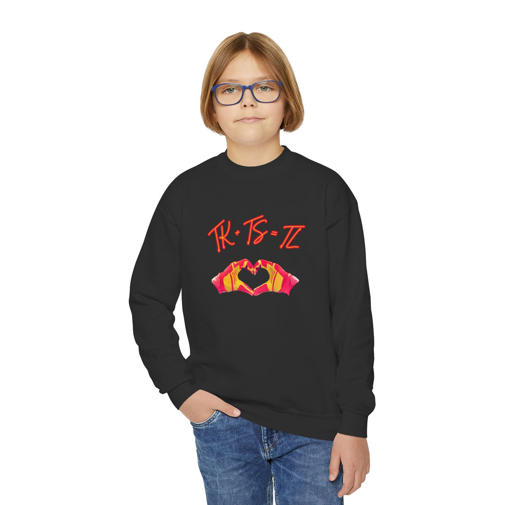 SWELCE #87 TK+TS=TL Youth Crewneck Sweatshirt