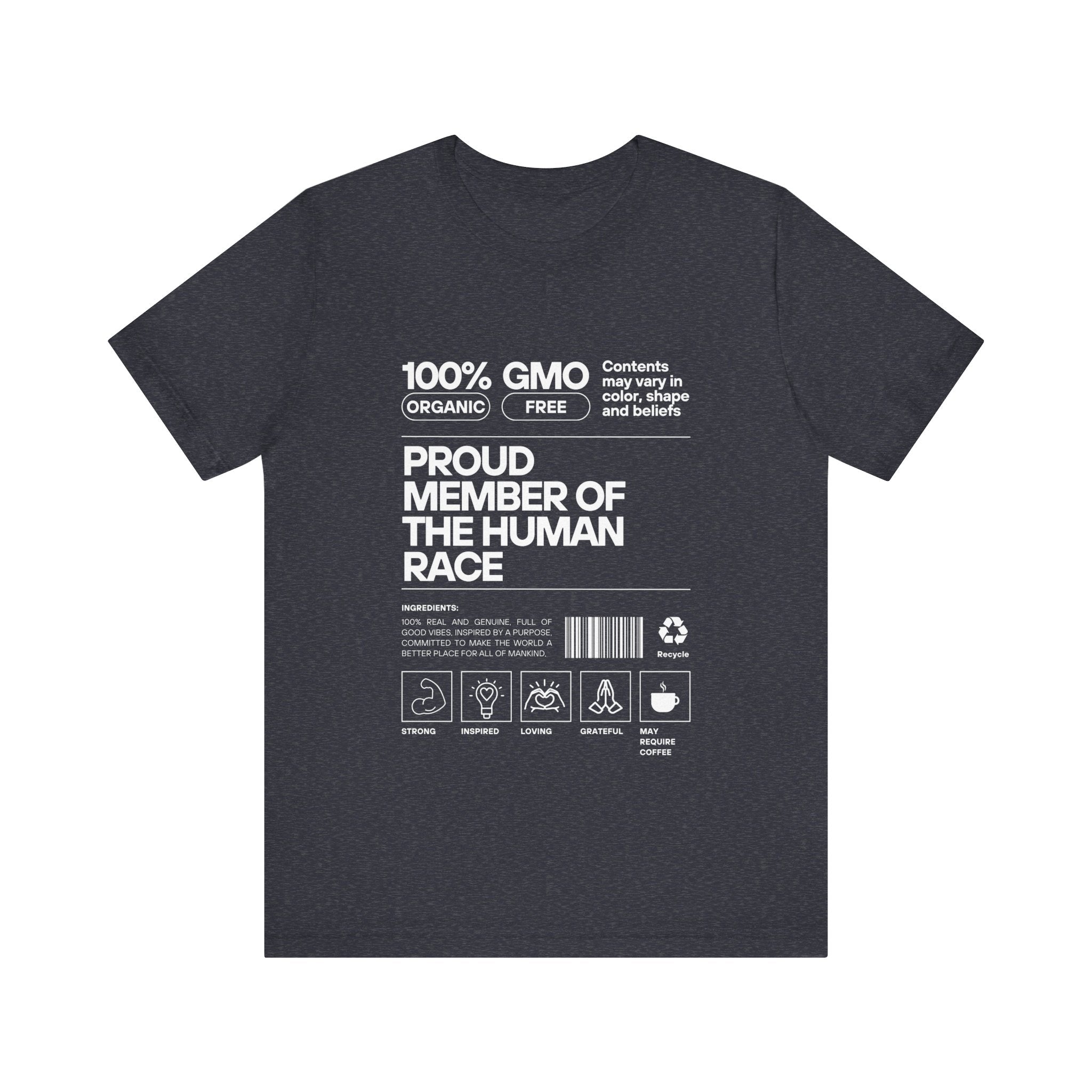 Proud Member of the Human Race-Unisex Jersey Short Sleeve Tee