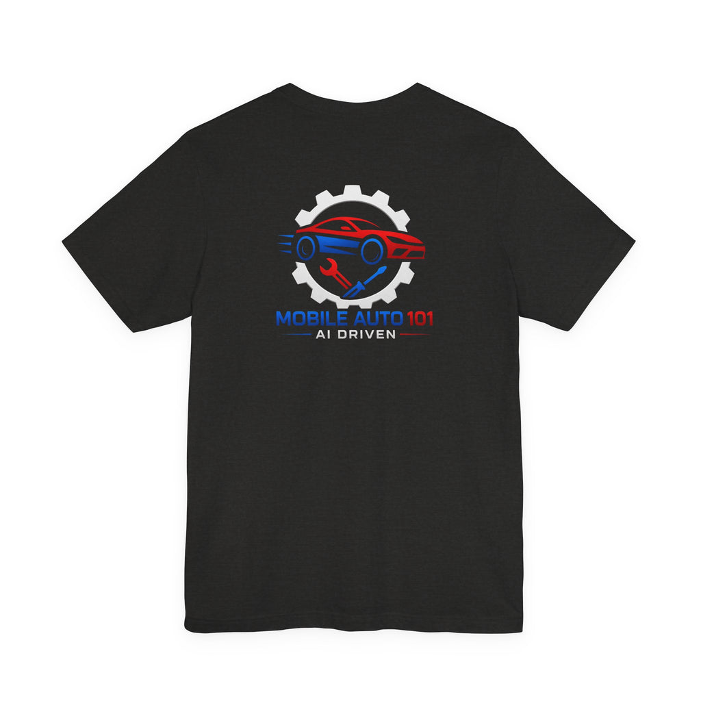 Mobile Auto 101 3rd Ed. (front and back design)-Unisex Jersey Short Sleeve Tee