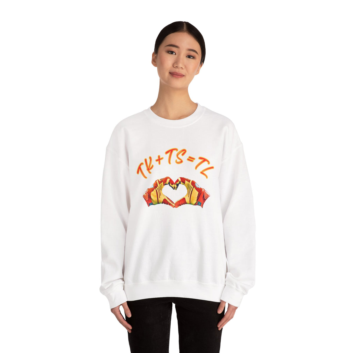 SWELCE TK+TS=TL Black -Unisex Heavy Blend™ Crewneck Sweatshirt