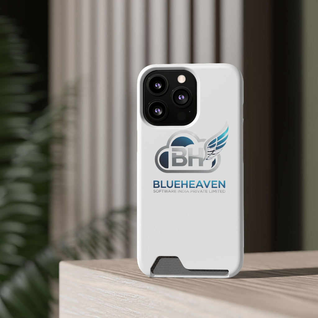 BlueHeaven Logo Phone Case with Card Holder