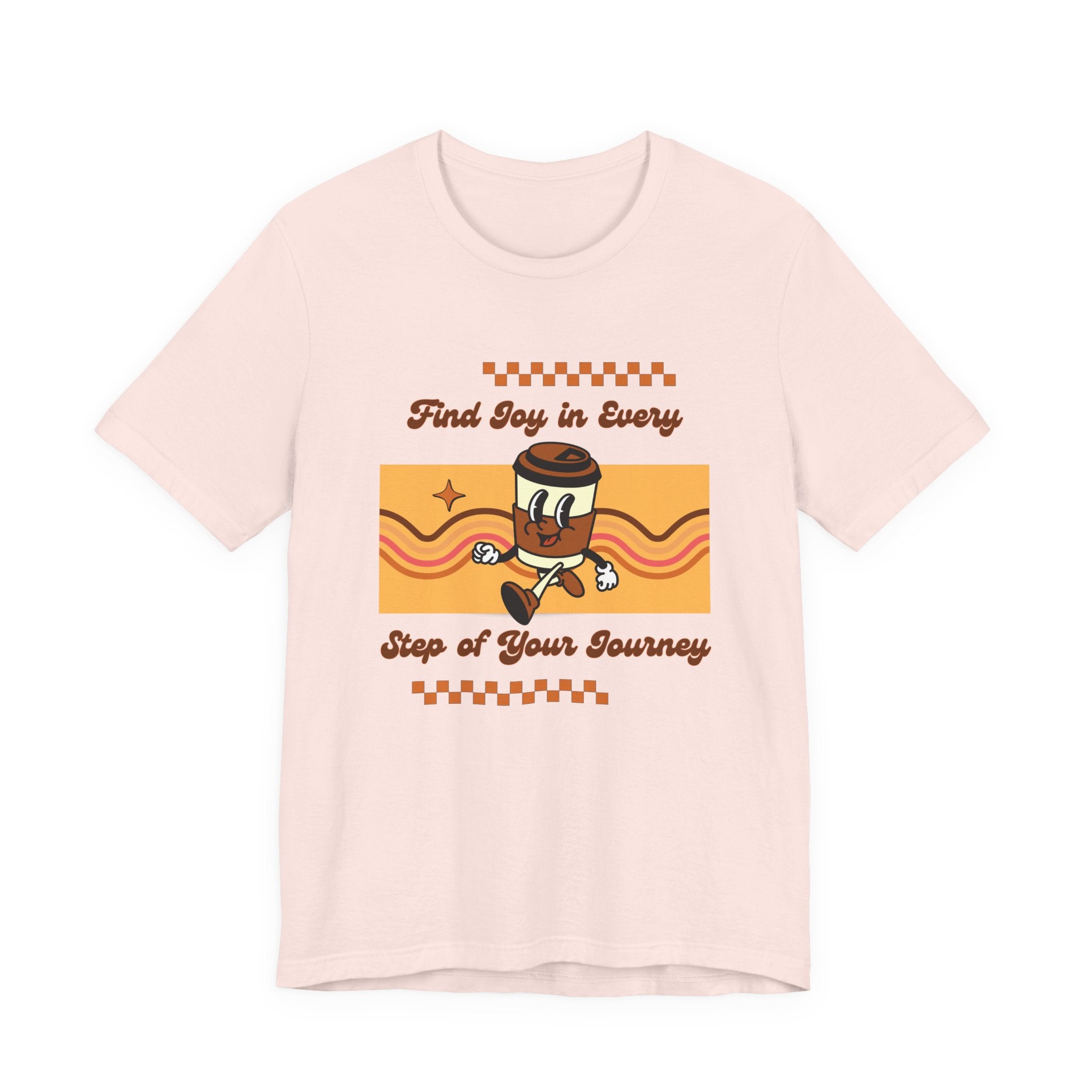 Find Joy in Every Step of Your Journey-Unisex Jersey Short Sleeve Tee