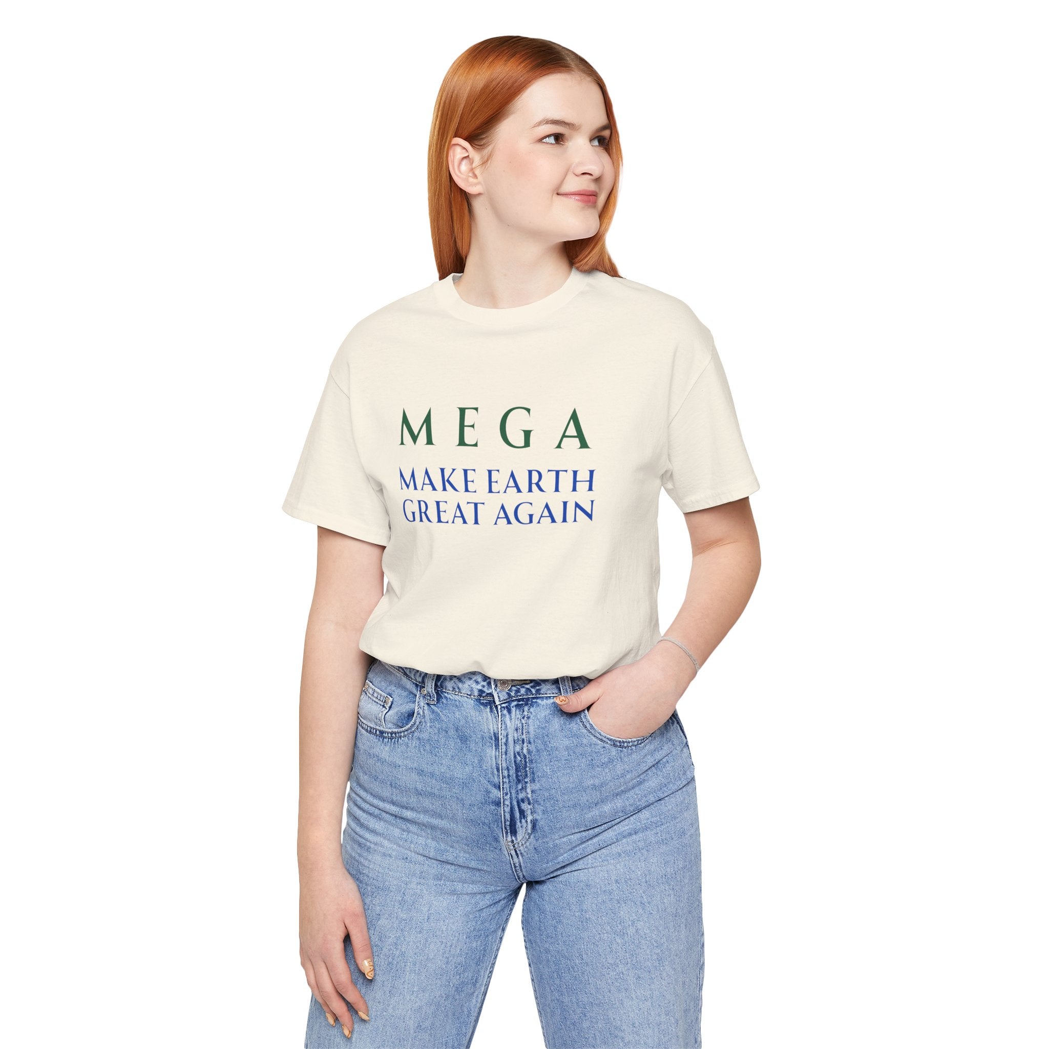MEGA Make Earth Great Again-Unisex Jersey Short Sleeve Tee