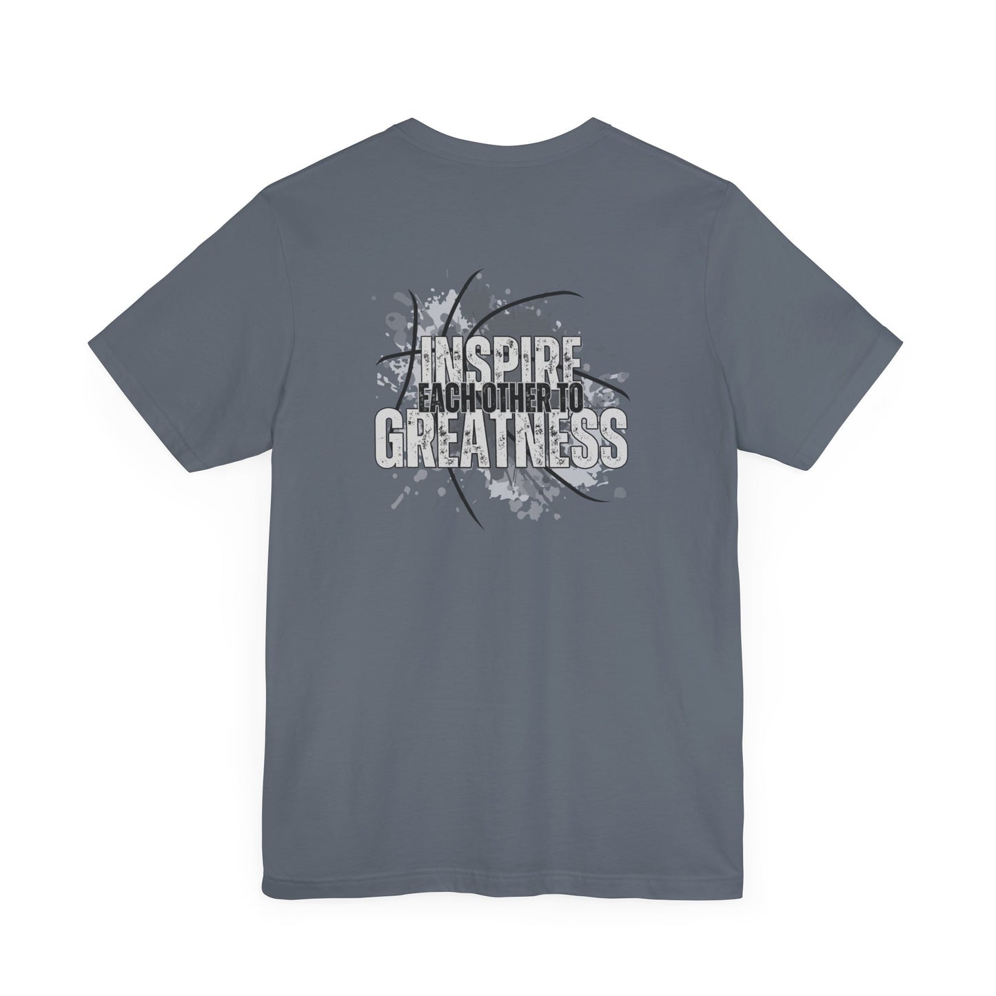 Inspire Each Other to Greatness-Double Sided Print-Unisex Jersey Short Sleeve Tee