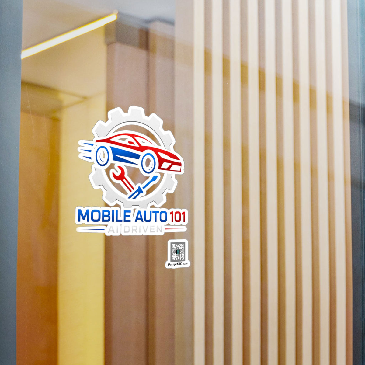 Mobile Auto 101 Logo Kiss-Cut Vinyl Decal