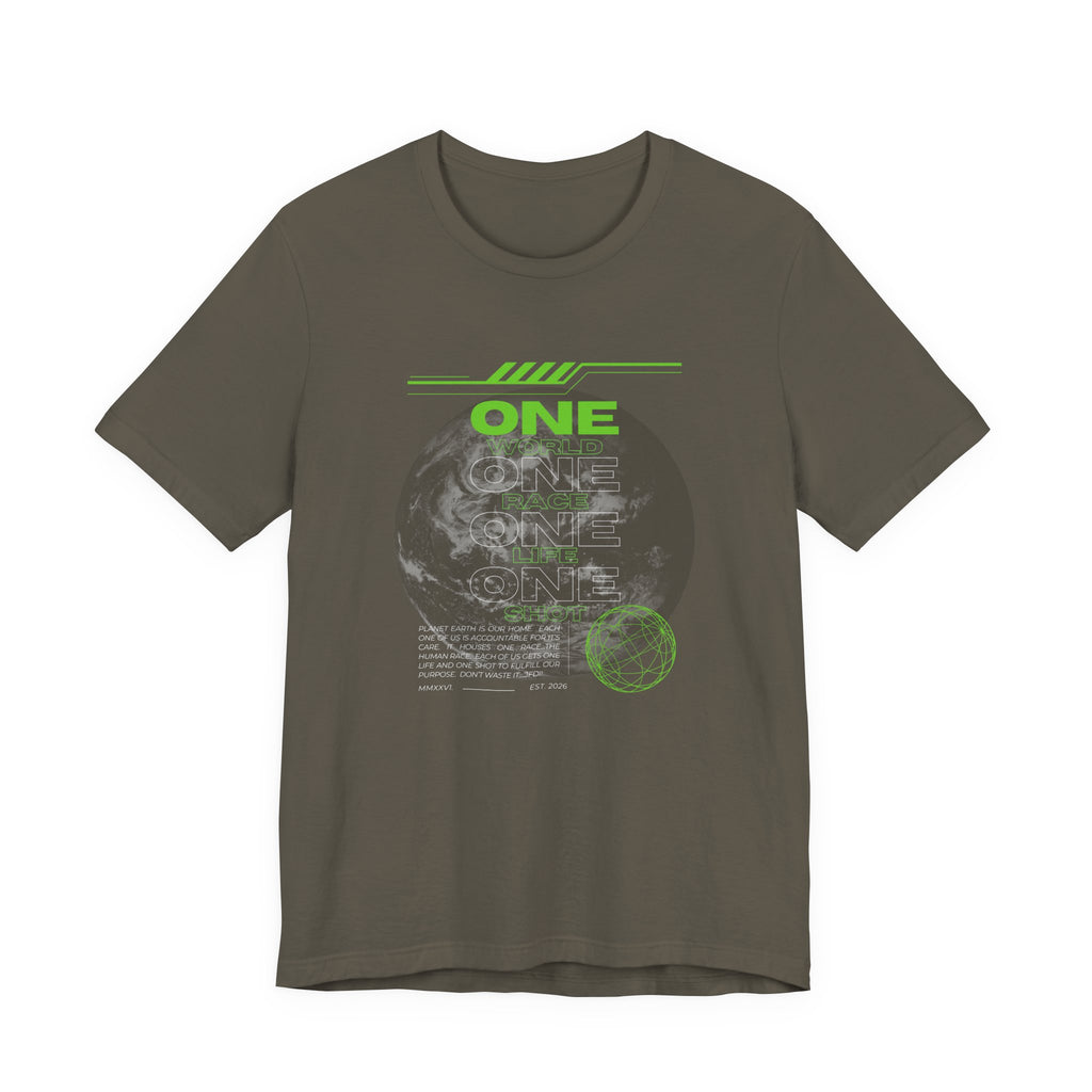 One World-Unisex Jersey Short Sleeve Tee