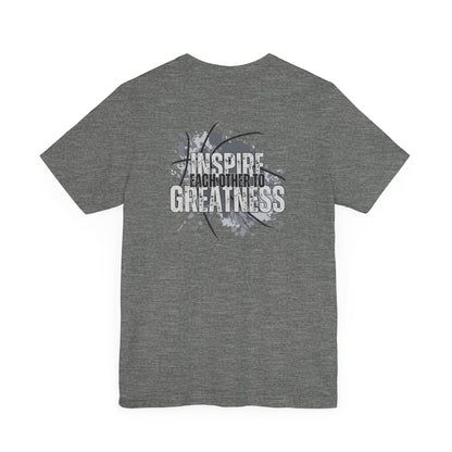 Inspire Each Other to Greatness-Double Sided Print-Unisex Jersey Short Sleeve Tee