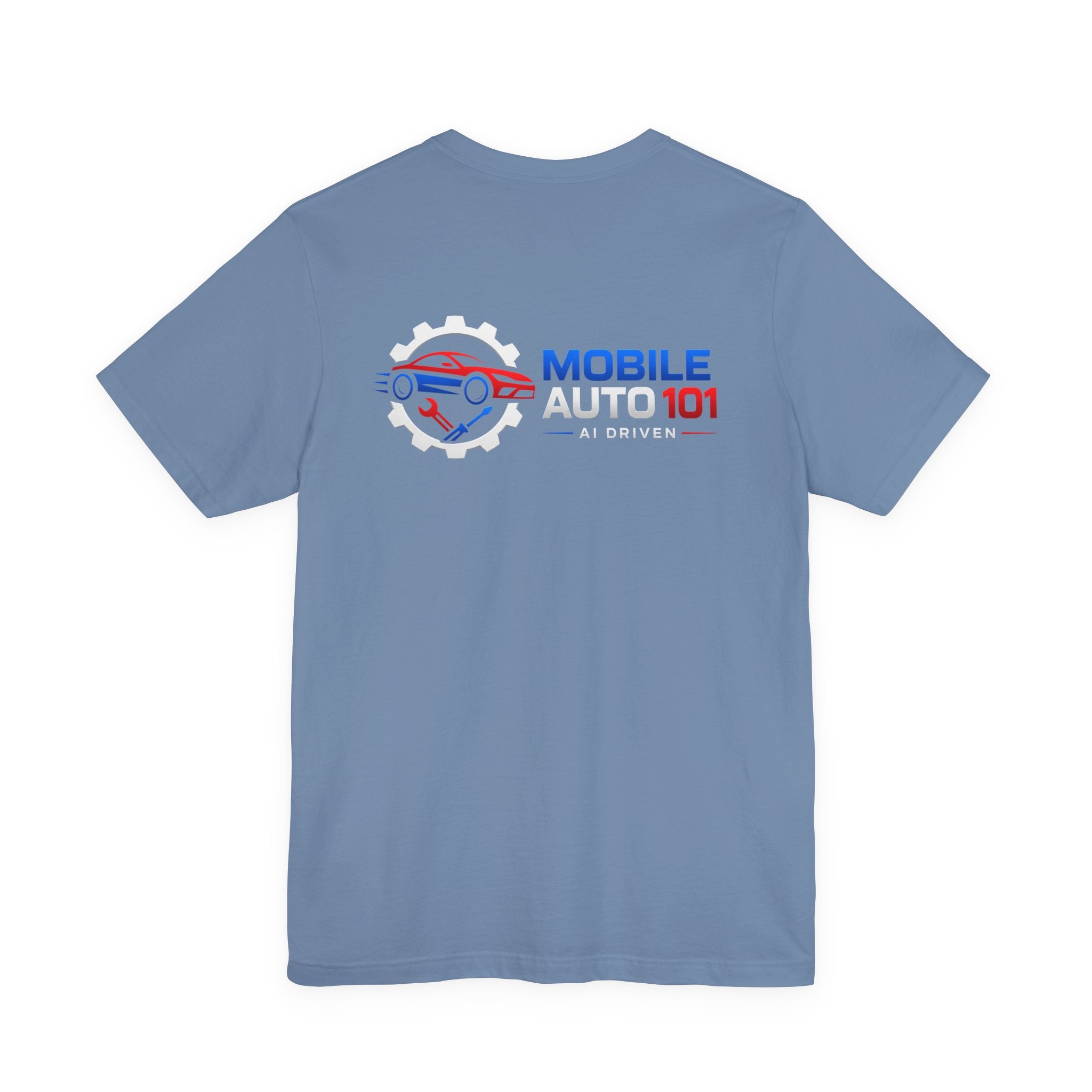 Mobile Auto 101 3rd Ed. (front and back design)-Unisex Jersey Short Sleeve Tee