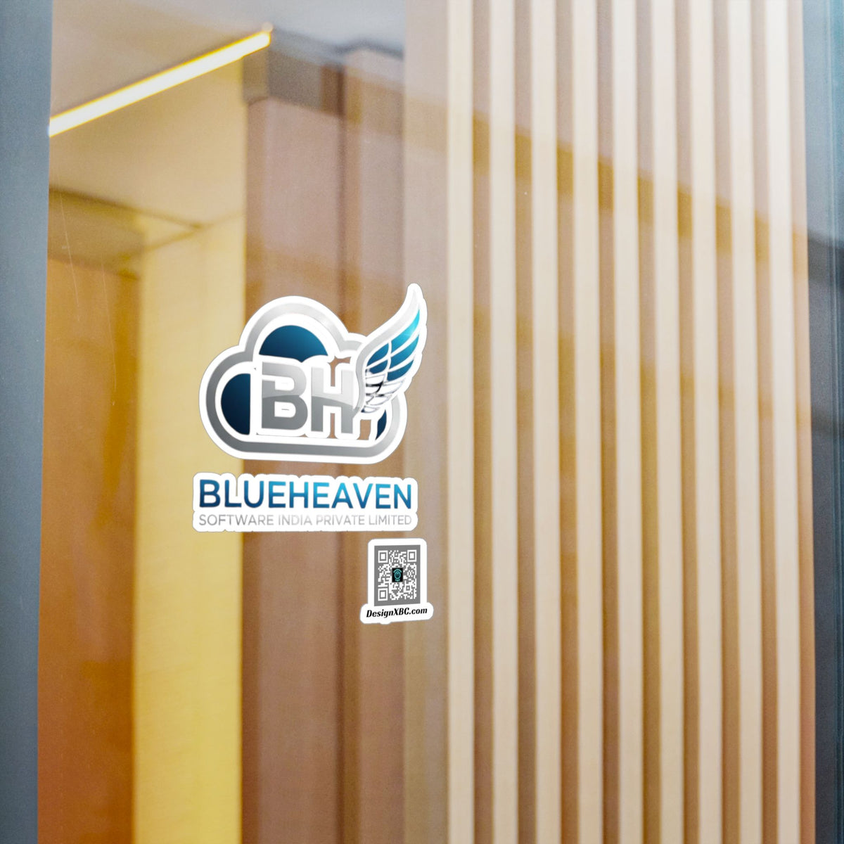 Blueheaven BH Winged Logo Kiss-Cut Vinyl Decal
