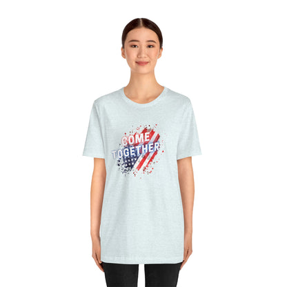 Come Together (Political Unity)-Unisex Jersey Short Sleeve Tee