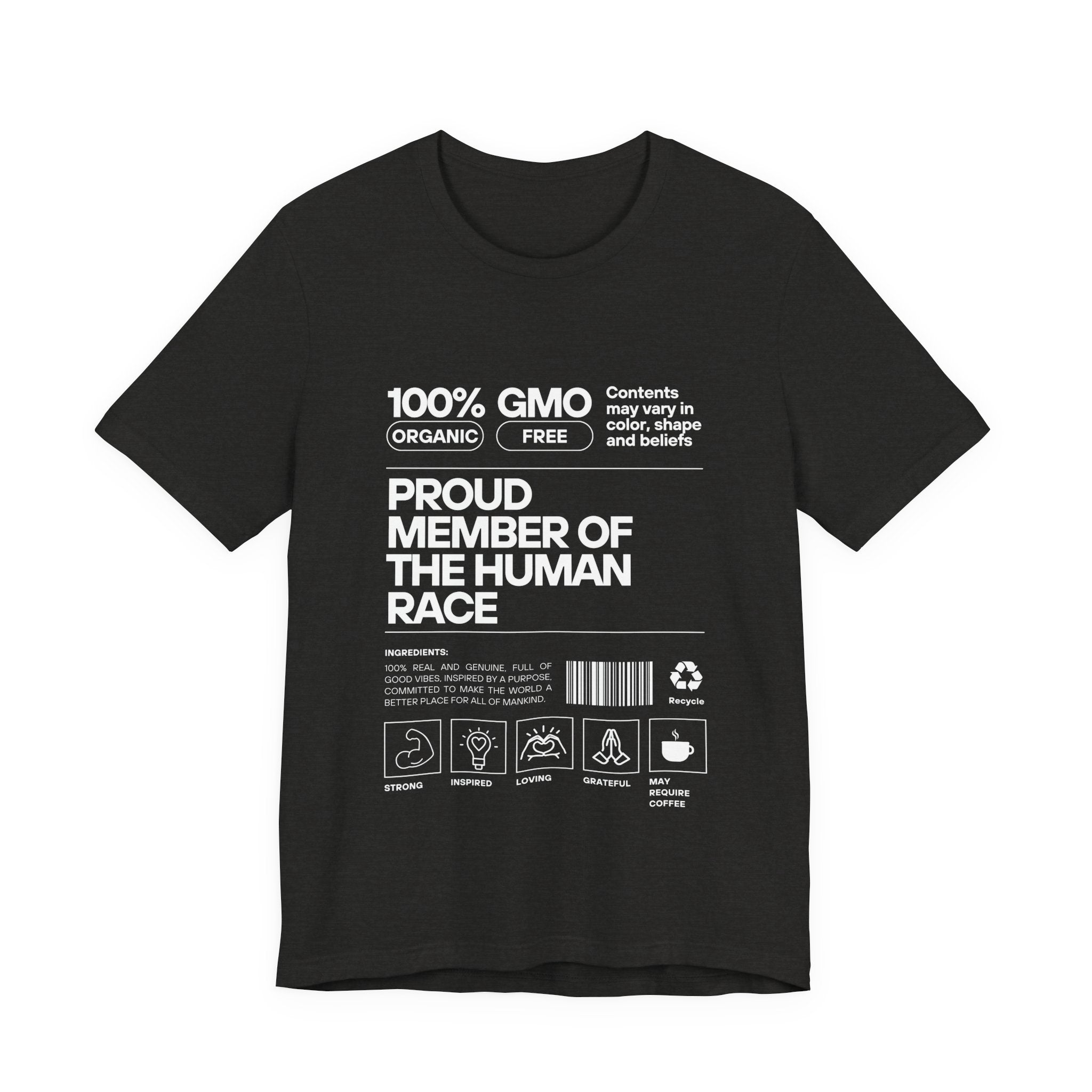 Proud Member of the Human Race-Unisex Jersey Short Sleeve Tee