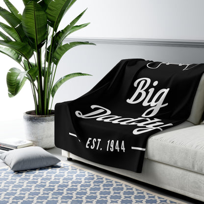 Big Daddy Est. 1944 Classic Hot Rod-Sherpa Fleece Blanket