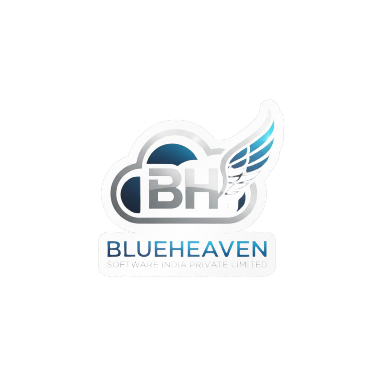 Blueheaven BH Winged Logo Kiss-Cut Vinyl Decal